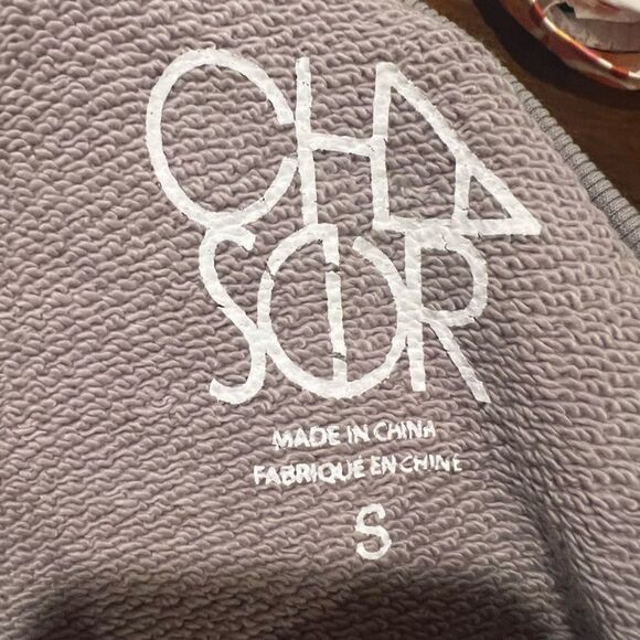 NWT Chaser women's centric oversized fit sweatshirt size small in grey‎ - Picture 14 of 14